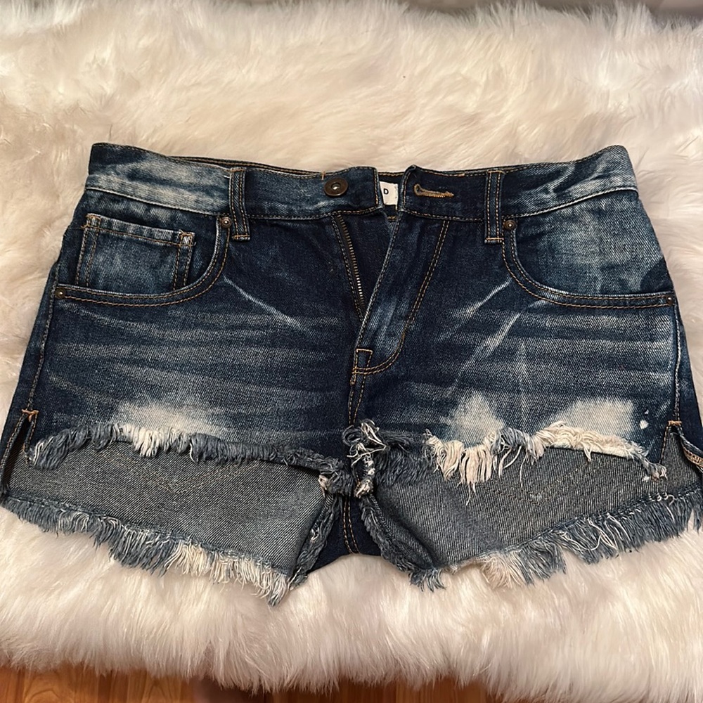 Bullhead denim slouchy shorts